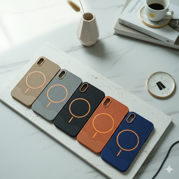Apple iPhone X Multi Color Texture Slim Fit Mobile Cover - Image 2