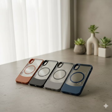 Apple iPhone X Smoky Matte Leather Texture Magsafe Mobile Cover
