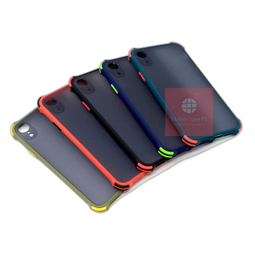 Apple iPhone XR Smoky Matte Armor Bumper Case Camera Protection Mobile Cover - Image 2