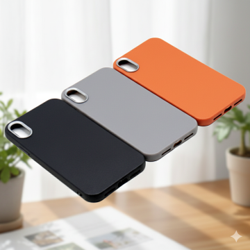 Apple iPhone XR Soft Matte Silver Camera Style Mobile Cover
