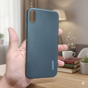 Apple iPhone XS Max Matte Black Soft Silicone Shockproof Mobile Cover - Image 2