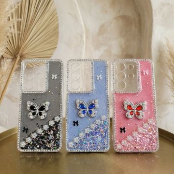 Ultimate Vivo Y29 Butterfly Visual Stone Polished Stylish Phone Wrap