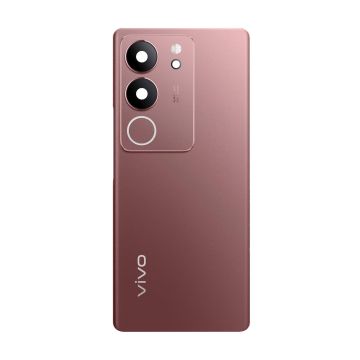 Vivo V29 Plastic Back Housing with Camera Lens - Red