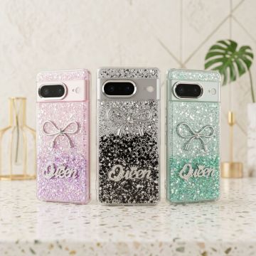 Google Pixel 7 Queen Still Glitter Case Sparkle Cover
