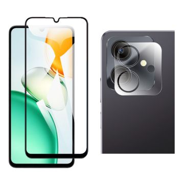 Honor play 10 9D Glass Edge to Edge Full Protection + 9H Back Camera Lens Protector 2-in-1 Combo Protection