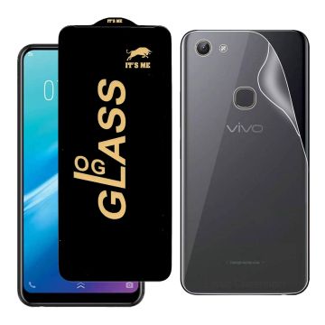 2-in-1 360 Protection for Vivo y81: HD Glass + Back Matte