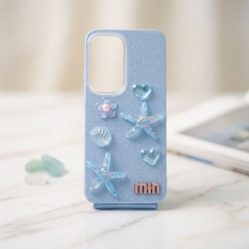 Premium Quality Glitter Starfish Ladies Case For Infinix Hot 60 Pro Plus