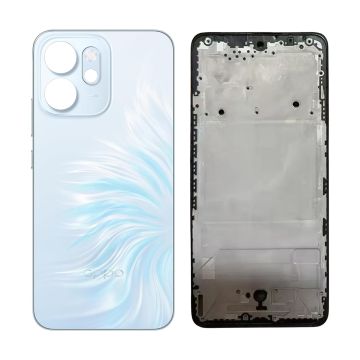 Oppo Reno 14f Complete Outer Body - Housing Frame, Back Panel & Keys - Sky Blue