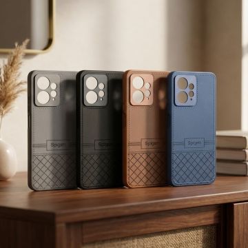 Xiaomi Redmi Note 12 Ergonomic Leather Texture Case Premium Handheld Experience