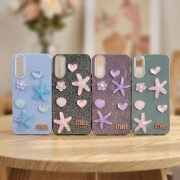 Premium Quality Glitter Starfish Ladies Case For Vivo S1