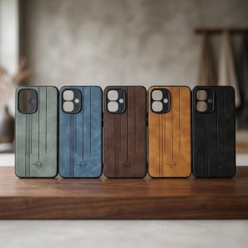 Infinix Smart 10 Refined Leather Texture Daily Essentials Back Cover