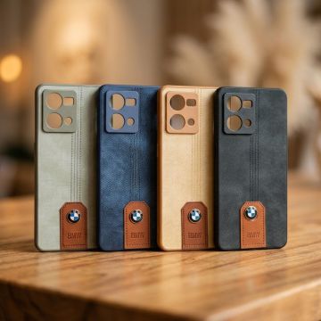 Oppo F21 Pro Premium Leather Case with BMW Emblem