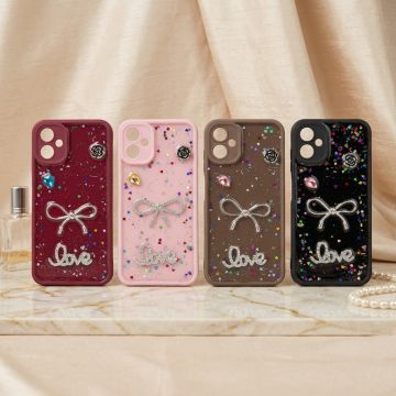 Samsung Galaxy A06 Back Cover – Glitter Love Multicolor