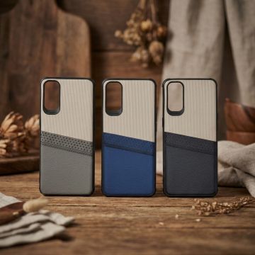 Oppo Reno 4 Case Multicolor Dual Tone Premium Soft Leather Back Cover