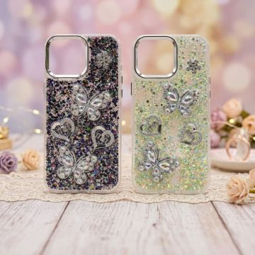Ultimate Apple iPhone 16 Pro Max Butterfly Glitter Accessory for Modern Women