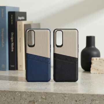 Realme 7 Case Multicolor Dual Tone Premium Soft Leather Back Cover