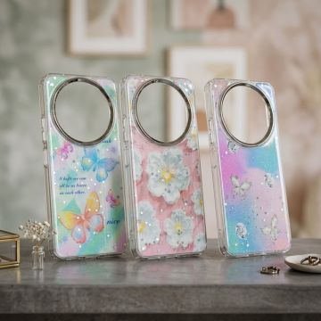 Xiaomi Redmi A3 Butterfly Case Premium Glitter Shiny Printed Cover