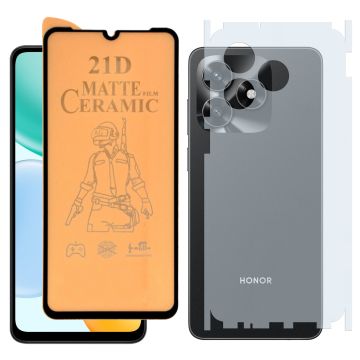 2-in-1 Full Matte Pack for Honor x5c plus: Ceramic + Back Matte