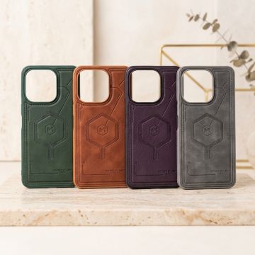Vivo Y28 Back Cover – Leather Vintage Anti
