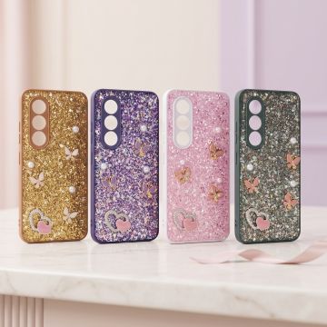 Stylish Multicolor Glitter Premium Phone Case For iTel S25