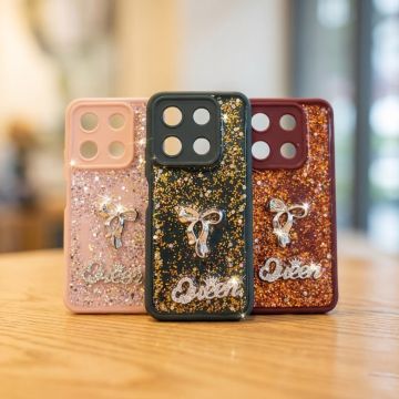 Infinix Note 30 Queen Still Glitter Case Glossy Finish