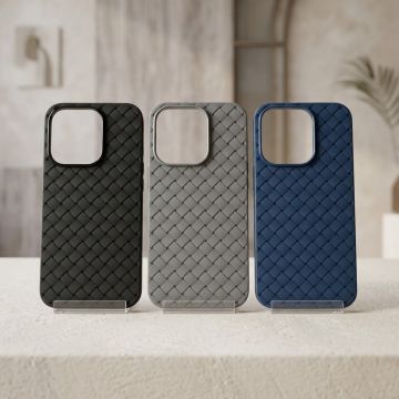Vivo V70 Premium Soft Case with Stylish Cube Texture