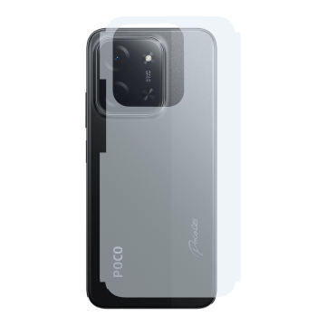 Carbon Fiber Back Matte Film for Poco C85 - Anti-Scratch Skin - Image 2