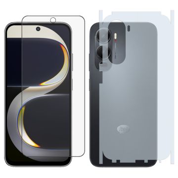 2-in-1 360 Pack for iTel City 200: Gorilla Glass + Back Matte