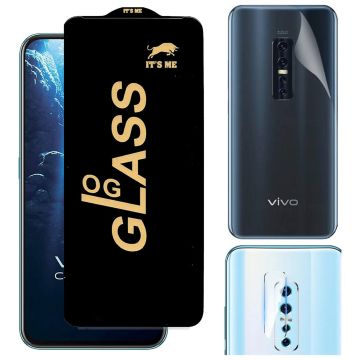 3-in-1 Full Protection for Vivo v17 pro: HD + Jelly + Camera