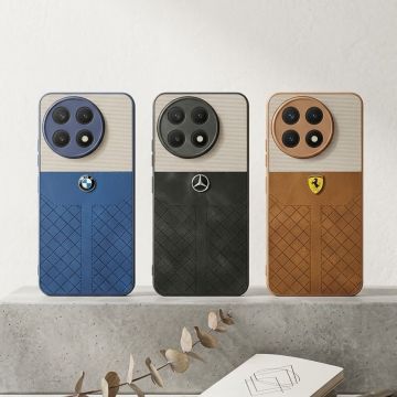Fashionable Tecno Spark 30 Pro Leather Case with Car Logo Branding