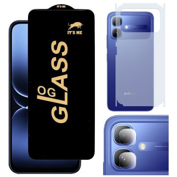 3-in-1 Full Protection for Infinix Smart 20: HD + Matte + Camera