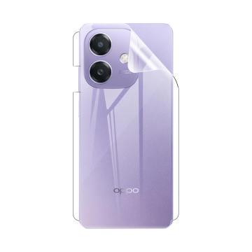 Clear Back Jelly Protector for Oppo A5i - Flexible Hydrogel Film - Image 2