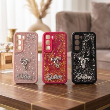 Infinix Hot 60 Pro Queen Still Glitter Case Glossy Finish