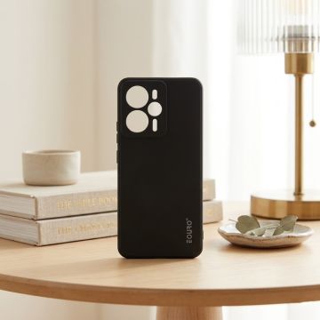 Premium European Black Plain Case for Realme 14