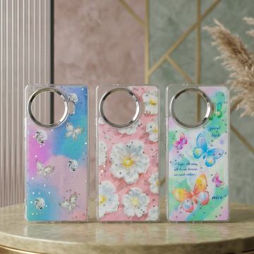 Tecno Spark 20 Pro Plus Butterfly Case Premium Glitter Shiny Printed Cover