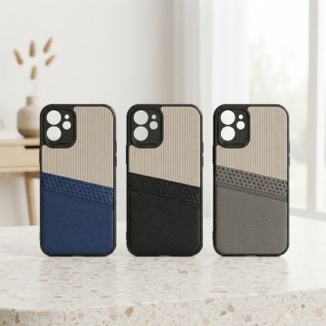 Apple iPhone 12 Mini Case Multicolor Dual Tone Premium Soft Leather Back Cover
