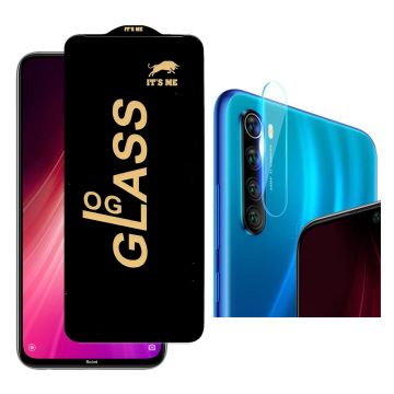 2-in-1 Protection for Xiaomi redmi note 8: HD Glass + Camera Protector