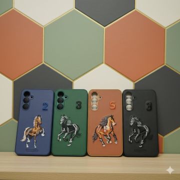 Premium Polo Leather Type Soft Silicone Protective Case for Samsung Galaxy A35