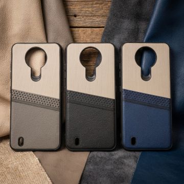 Nokia 1.4 Case Multicolor Dual Tone Premium Soft Leather Back Cover