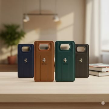 Premium Leather Type Soft Silicone Protective Case for Xiaomi Poco X3