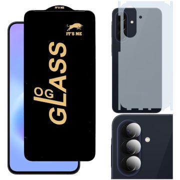 3-in-1 Full Protection for Samsung A57: HD + Matte + Camera