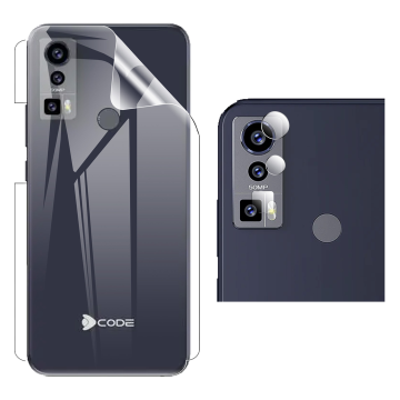 DCode Bold 2 Clear Back Kit: Jelly Film + Camera Lens Protector - Image 2