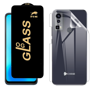 DCode Bold 2 Protection Pack: OG Glass + Clear Back Jelly Film - Image 2