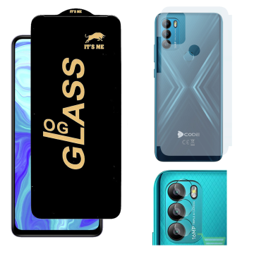DCode Bold 3-in-1 Kit: OG Glass + Carbon Back Camera Protector - Image 2