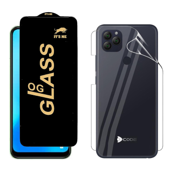 DCode Cygnal 2 Pro Protection Kit: OG Glass + Clear Back Jelly - Image 2