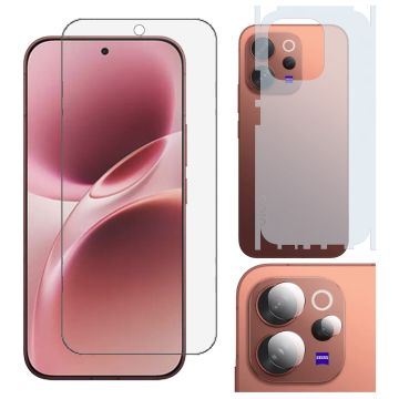 3-in-1 360 Bundle for Vivo V70: Gorilla + Matte + Camera