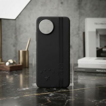 iTel S23 Plain Black Soft Silicone Case Lightweight Fit