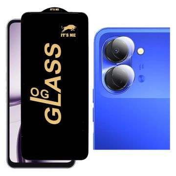 Tecno Spark Go 3 HD OG Premium Quality Glass + 9H Back Camera Lens Protector 2-in-1 Deal
