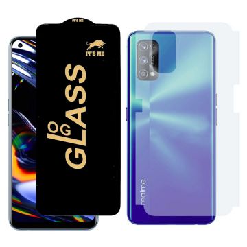 2-in-1 360 Protection for Realme 7 pro: HD Glass + Back Matte