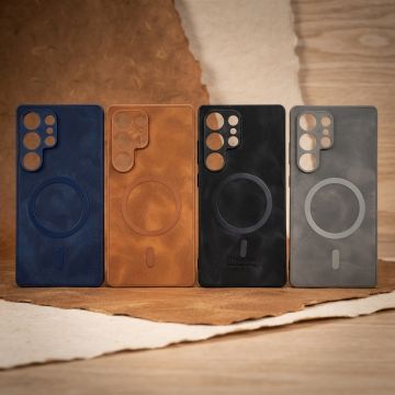 Samsung Galaxy S25 Ultra Back Cover – Leather Multicolor